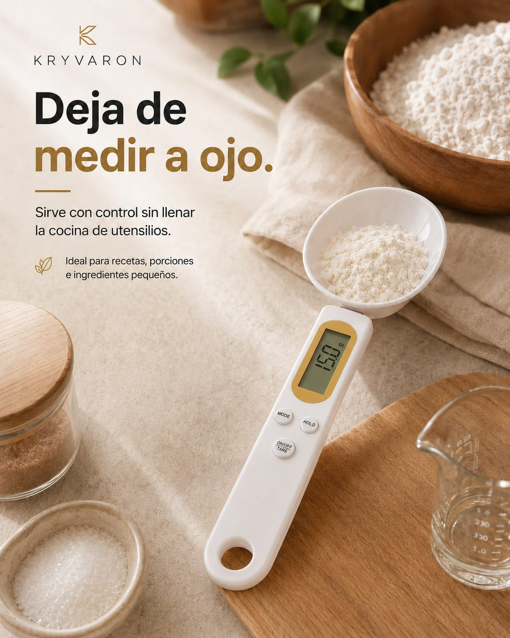 Cuchara Medidora con Balanza Integrada