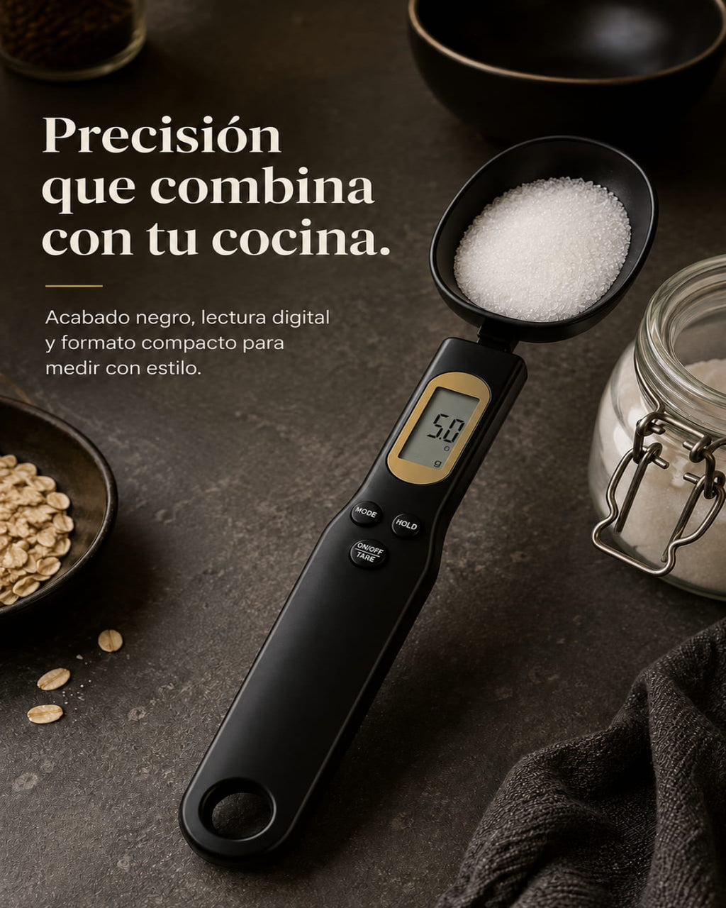 Cuchara Medidora con Balanza Integrada