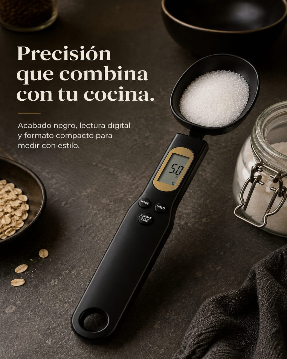 Cuchara Medidora con Balanza Integrada