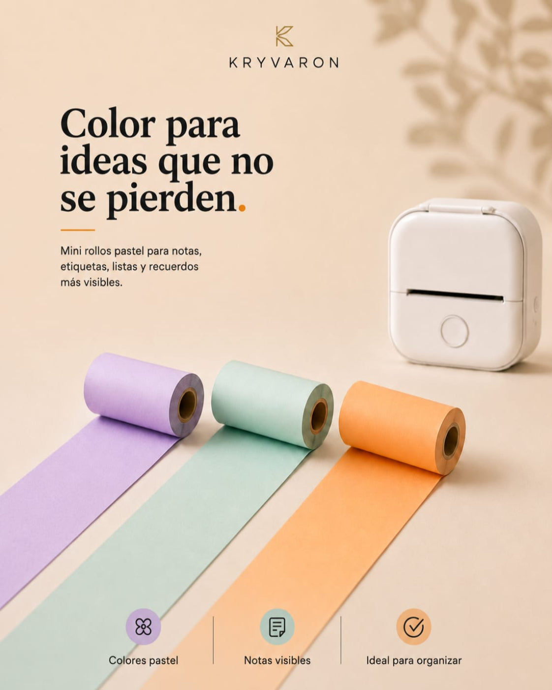 Rollos Térmicos para Mini Impresora